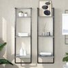 vidaXL &Eacute;tag&egrave;re murale 3 niveaux sonoma gris 30x25x100 cm