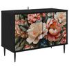 vidaXL Meuble TV BORNE 69 x 33 x 50,5 cm Ch&ecirc;ne noir Bois d'ing&eacute;nierie