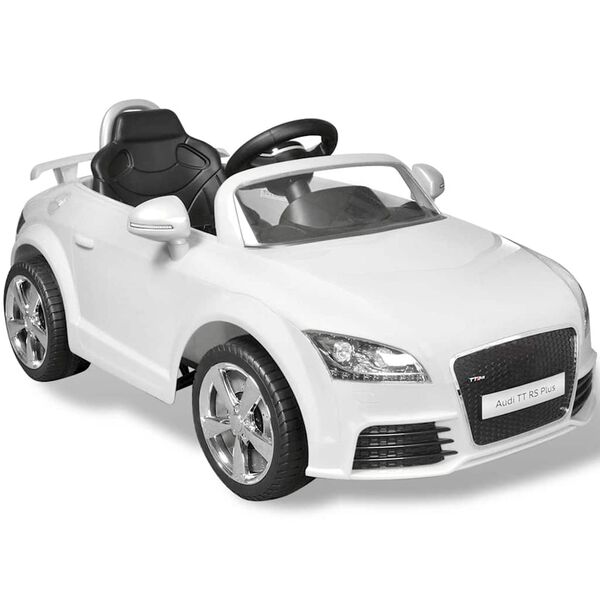 vidaXL Voiture avec télécommande pour enfants Audi TT RS Blanc