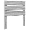 vidaXL Cadre de lit Gris Sonoma 90 x 190 cm Bois de pin massif