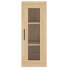 vidaXL Buffet haut Ch&ecirc;ne sonoma 34,5x34x180 cm Bois d'ing&eacute;nierie