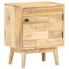 vidaXL Table de chevet 40x30x50 cm Bois de manguier massif