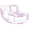 vidaXL Chaise lounge avec jupe Rose 91 x 157 x 91 cm tissu