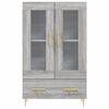 vidaXL Buffet haut sonoma gris 69,5x31x115 cm bois d'ing&eacute;nierie
