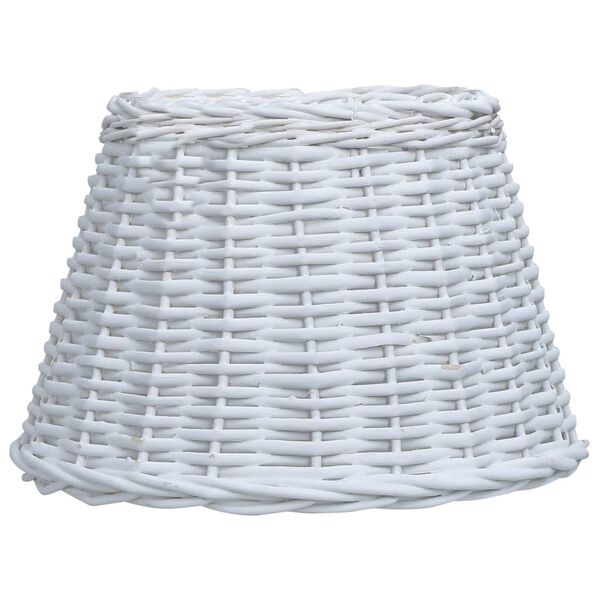 vidaXL Abat-jour Osier 38 x 23 cm Blanc