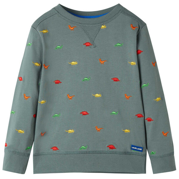 Sweatshirt pour enfants kaki 128
