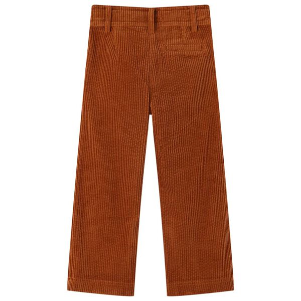 Pantalons pour enfants velours côtelé cognac 116
