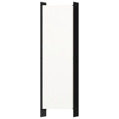 vidaXL Cloison de séparation 5 panneaux Blanc 250x180 cm