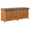 vidaXL Bo&icirc;te &agrave; coussins d'ext&eacute;rieur 150x50x60,5cm bois massif d'acacia
