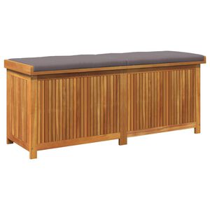 vidaXL Bo&icirc;te &agrave; coussins d'ext&eacute;rieur 150x50x60,5cm bois massif d'acacia
