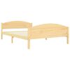 vidaXL Cadre de lit avec 2 tiroirs Bois de pin massif 160x200 cm
