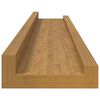 vidaXL &Eacute;tag&egrave;re Murale 2 pcs Beige 60 x 9 x 3 cm Bois d'ing&eacute;nierie