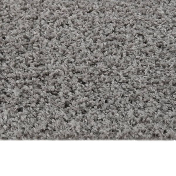 vidaXL Tapis shaggy &agrave; poils longs Gris 80x150 cm