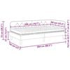 vidaXL Cadre de lit d'angle avec matelas Cr&egrave;me 90 x 200 cm Velours