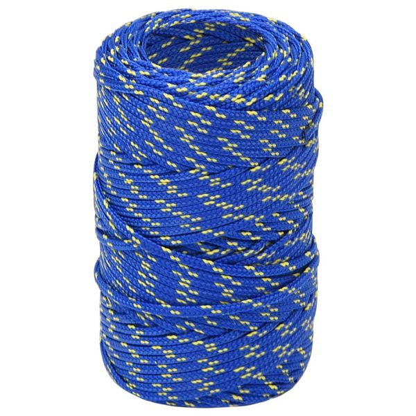 vidaXL Corde de bateau Bleu 2 mm 250 m Polypropyl&egrave;ne