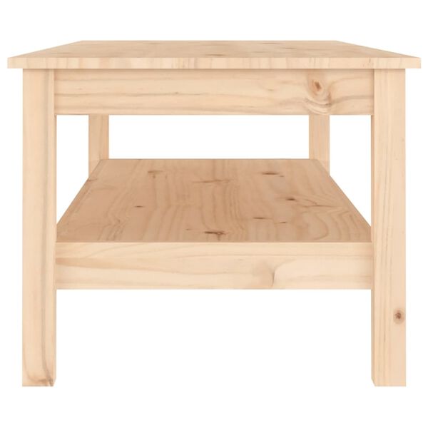 vidaXL Table basse 110x50x40 cm Bois massif de pin