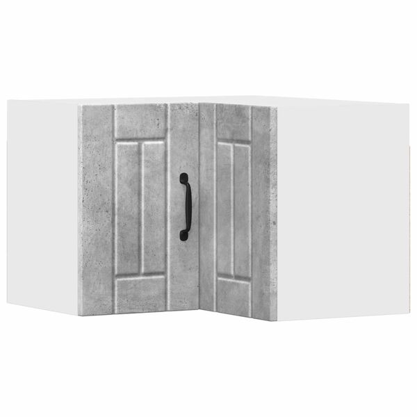 vidaXL Armoire de cuisine Lucca Gris b&eacute;ton 57 x 57 x 40 cm