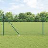 vidaXL Poteau de cl&ocirc;ture. Vert 50 x 1,4 m (16 x 16 mm grillage)
