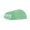 vidaXL Serre avec cadre en acier vert 48 m² 8x6x2,85 m