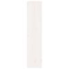 vidaXL Cache-radiateur Blanc 169x19x84 cm Bois massif de pin