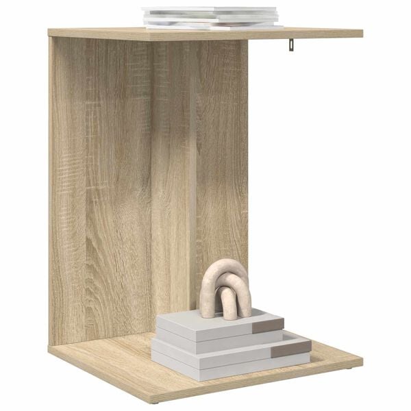 vidaXL Table d'appoint Ch&ecirc;ne Sonoma 45 x 40 x 62,5 cm