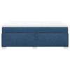 vidaXL Sommier &agrave; lattes de lit avec matelas Bleu 140x200 cm Tissu