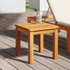 vidaXL Table d'appoint Marron 35 x 35 x 34 cm Bois d'acacia massif