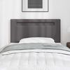 vidaXL T&ecirc;te de lit LED Gris 100 cm Cuir synth&eacute;tique