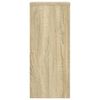 vidaXL Supports pour plantes 2 pcs ch&ecirc;ne sonoma bois d'ing&eacute;nierie