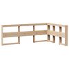vidaXL Lit biblioth&egrave;que sans matelas 120x200 cm bois de pin massif