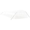 vidaXL Serre avec cadre en acier blanc 64 m&sup2; 16x4x2 m