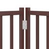 vidaXL Barri&egrave;re pour chien porte pliable 15 panneaux bois de peuplier