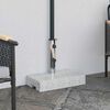 vidaXL Socle de parasol Granite rectangulaire 25 kg