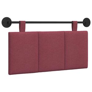 vidaXL T&ecirc;te de lit suspendue Bordeaux Tissu