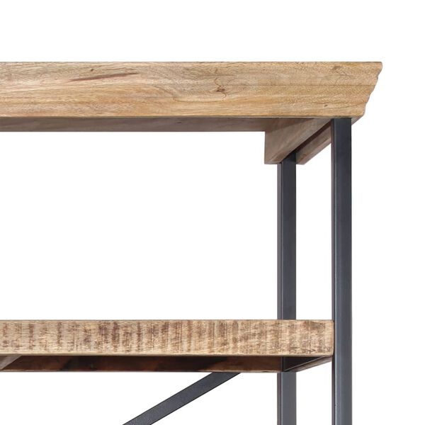 vidaXL Buffet avec &eacute;tag&egrave;res Bois de manguier massif 120x35x200 cm