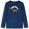 T-shirt enfants &agrave; manches longues bleu marine 104