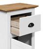 vidaXL Meubles de salle de bain 4 pcs BODO blanc bois de pin massif
