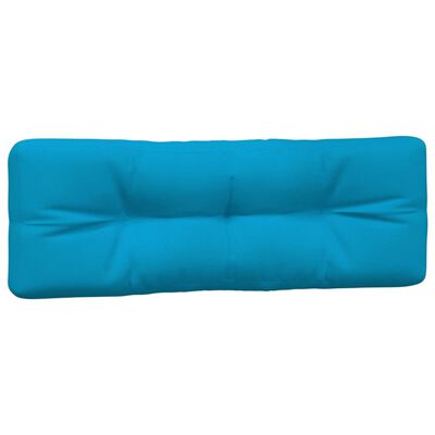 vidaXL Coussins de palette lot de 5 bleu tissu