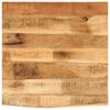 vidaXL Dessus de table 60x60x2,5 cm bord vif bois massif manguier brut