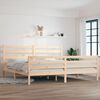 vidaXL Cadre de lit sans matelas bois massif de pin 200x200 cm
