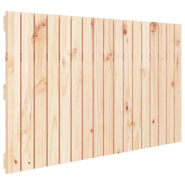 vidaXL T&ecirc;te de lit murale 108x3x60 cm Bois massif de pin