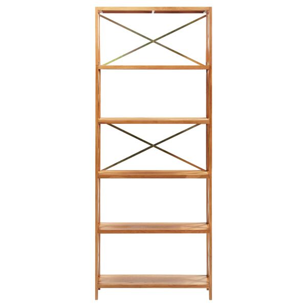 vidaXL &Eacute;tag&egrave;re &agrave; 6 niveaux 80x30x205 cm Bois de ch&ecirc;ne massif