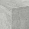 vidaXL Cadre de lit avec rangement Gris b&eacute;ton 150 x 200 cm
