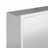 vidaXL Niche de Douche Argent&eacute; 45 x 30 x 9,5 cm Acier inoxydable
