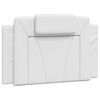 vidaXL Cadre de lit Viana avec LED sans matelas blanc 90x190 cm