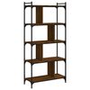 vidaXL Bibliothèque 5 niveaux chêne brun 76x32x158cm bois d'ingénierie