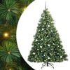 vidaXL Sapin de No&euml;l artificiel avec 300 LED Vert 210 cm PE et PVC