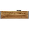 vidaXL Meuble TV Marron 110 x 30 x 50 cm Bois d'acacia massif