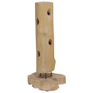 vidaXL Casier &agrave; bouteilles pour 8 bouteilles 40x30x80 cm Teck massif
