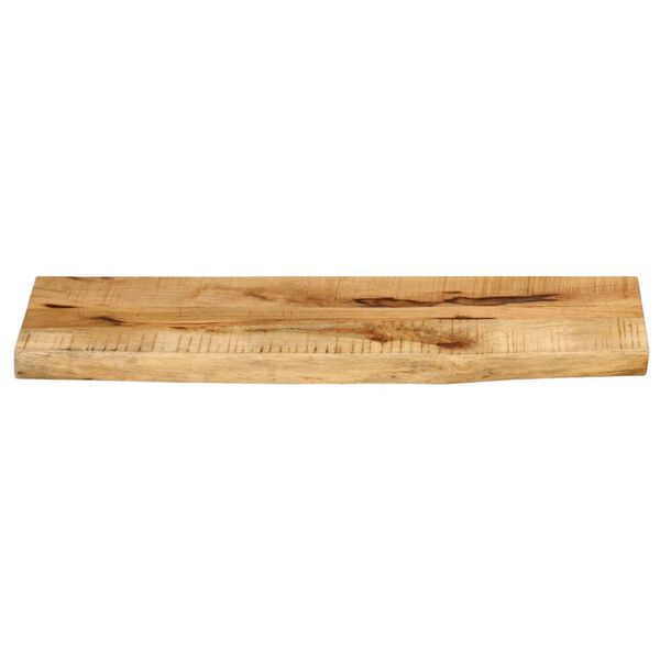 vidaXL Dessus de table 80x20x3,8 cm bord vif bois massif manguier brut